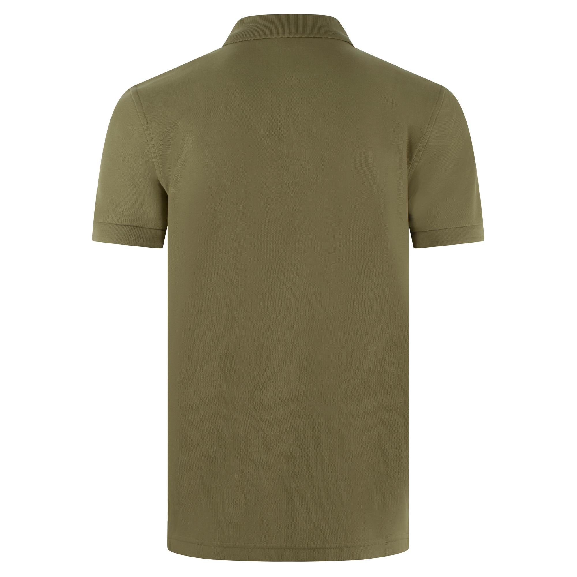 Psycho Bunny Auguste Pique Mens Polo Shirt Dusky Green